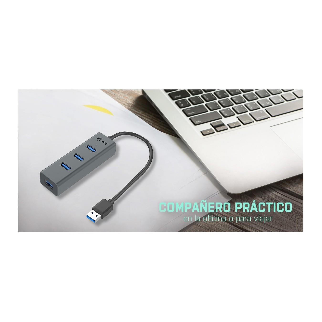 D I-TEC USB 3.0 4-Port Hub - Metal — Buy in Cyprus with Fast Delivery