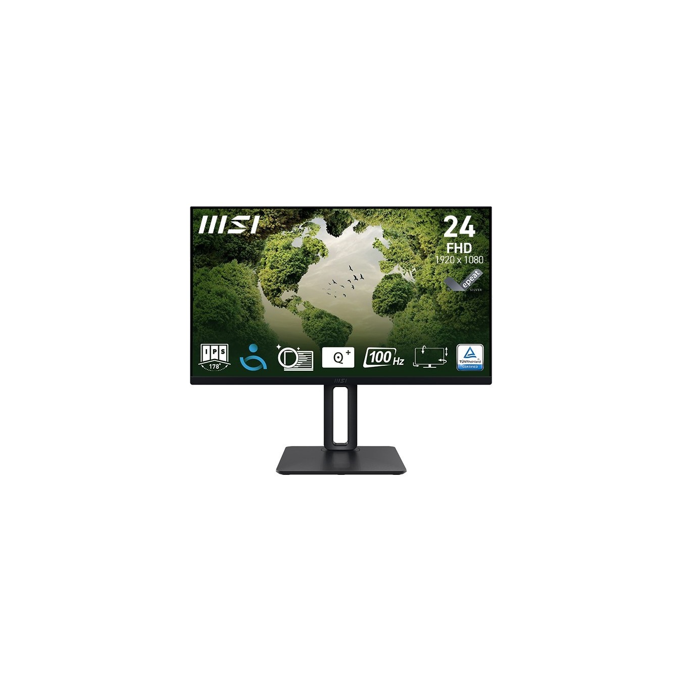 MSI PRO MP245PG - MP245PG - 24" IPS FHD, 100Hz, 4ms, Pivot, HDMI, DP — Buy in Cyprus with Fast Delivery