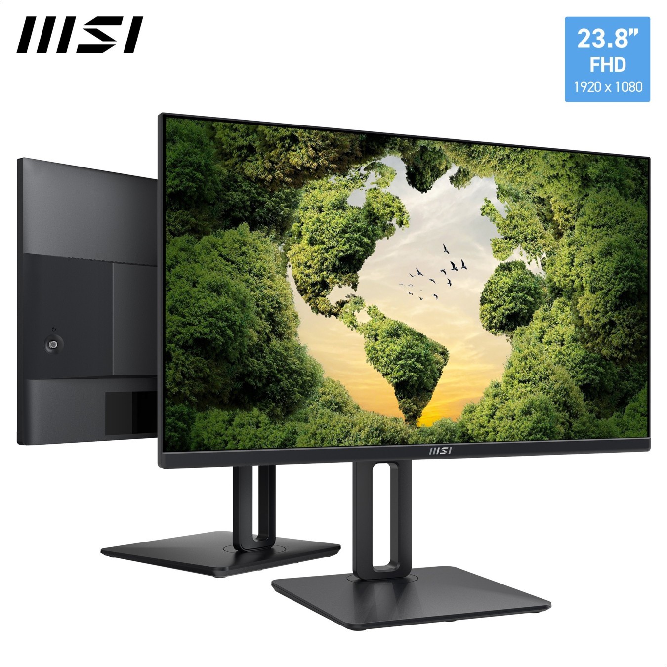 MSI PRO MP245PG - MP245PG - 24" IPS FHD, 100Hz, 4ms, Pivot, HDMI, DP — Buy in Cyprus with Fast Delivery