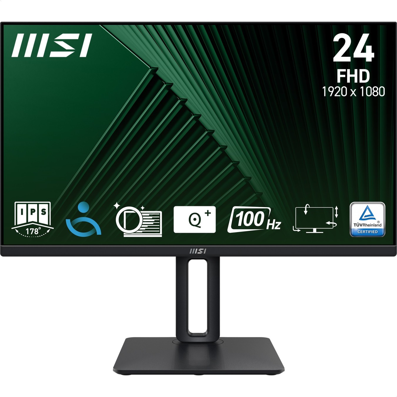 MSI PRO MP245PG - MP245PG - 24" IPS FHD, 100Hz, 4ms, Pivot, HDMI, DP — Buy in Cyprus with Fast Delivery