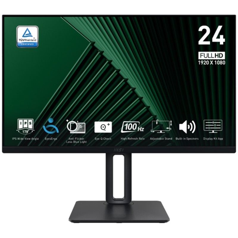 Buy MSI PRO MP245PG - MP245PG - 24" IPS FHD, 100Hz, 4ms, Pivot, HDMI, DP in Cyprus, Nicosia, Limassol, Larnaka, Pafos