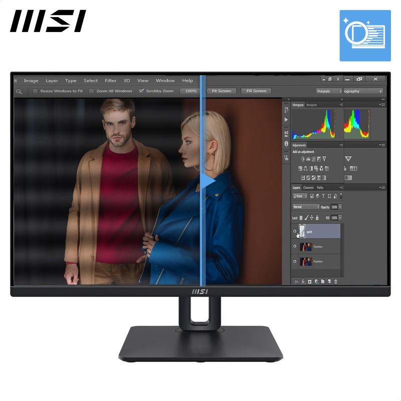 Buy MSI PRO MP245PG - MP245PG - 24" IPS FHD, 100Hz, 4ms, Pivot, HDMI, DP in Cyprus, Nicosia, Limassol, Larnaka, Pafos
