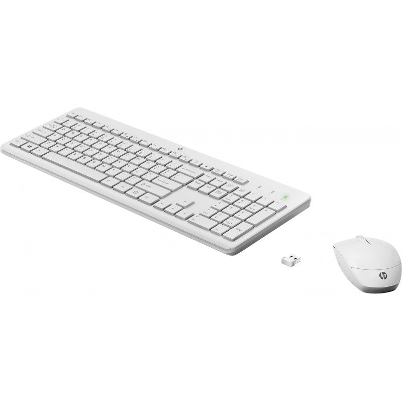 Buy HP Keyboard + Mouse - 230 - Wireless, White, German Layout in Cyprus, Nicosia, Limassol, Larnaka, Pafos