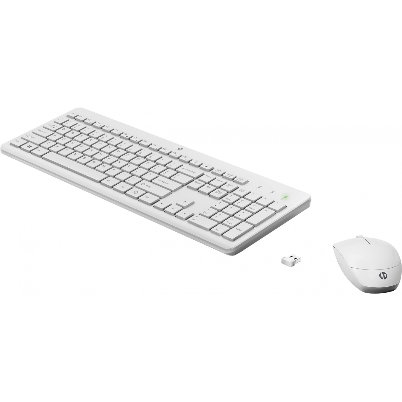 HP Keyboard + Mouse - 230 - Wireless, White, German Layout — Buy in Cyprus with Fast Delivery