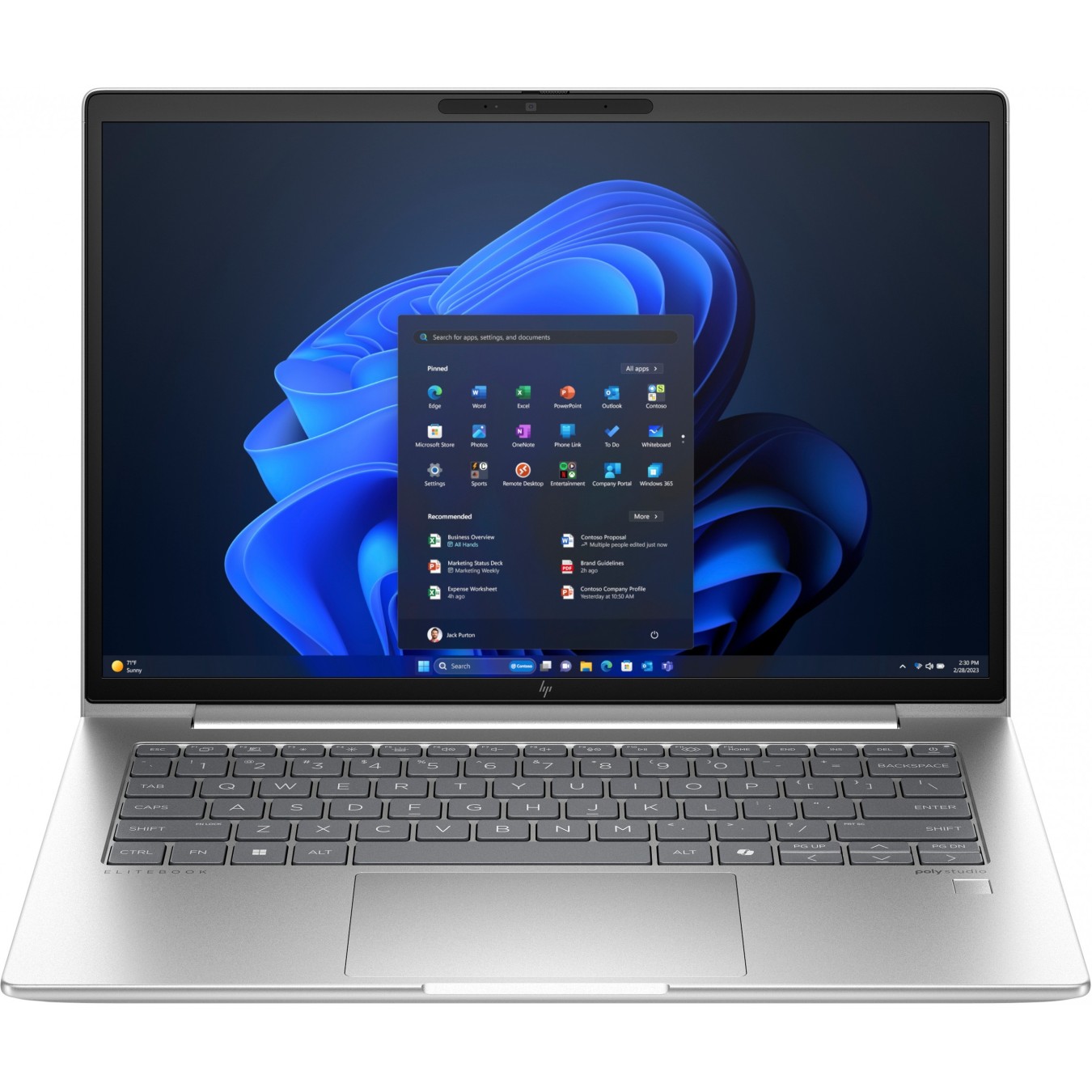 HP EliteBook 640 G11 - 640 G11 - Intel Core Ultra 5, 8GB RAM, 256GB SSD, Windows 11 Pro, 14-inch WUXGA