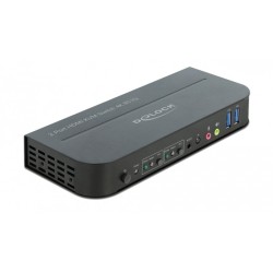 Buy DELOCK HDMI KVM Switch 4K60Hz with USB 3.0 and Audio - Compact enclosure in Cyprus, Nicosia, Limassol, Larnaka, Pafos