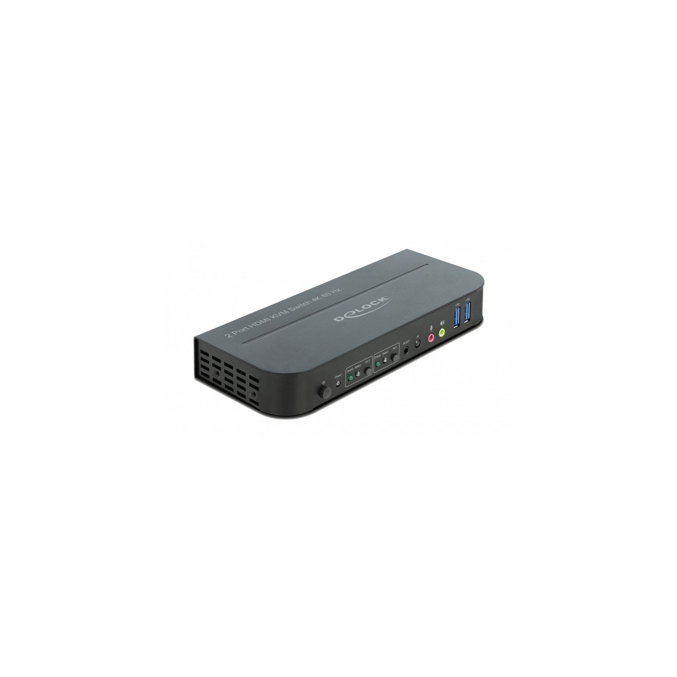 DELOCK HDMI KVM Switch 4K60Hz with USB 3.0 and Audio - Compact enclosure — Buy in Cyprus with Fast Delivery