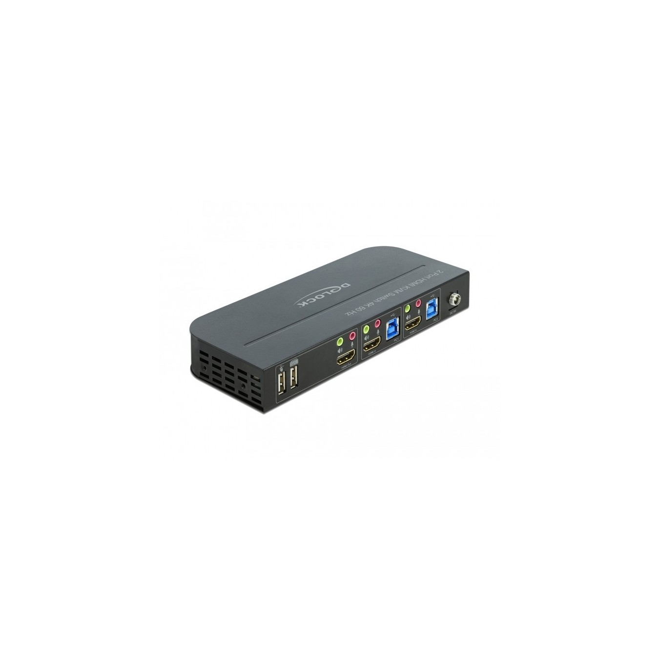 DELOCK HDMI KVM Switch 4K60Hz with USB 3.0 and Audio - Compact enclosure — Buy in Cyprus with Fast Delivery