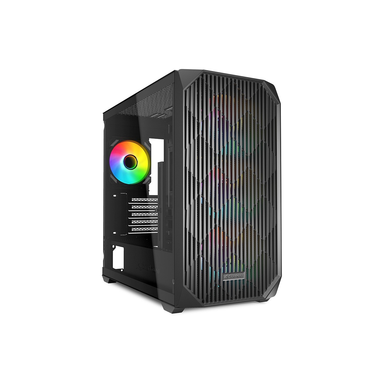 Sharkoon MK3 RGB Micro-ATX Case - MK3 RGB - Black Glass Panel — Buy in Cyprus with Fast Delivery