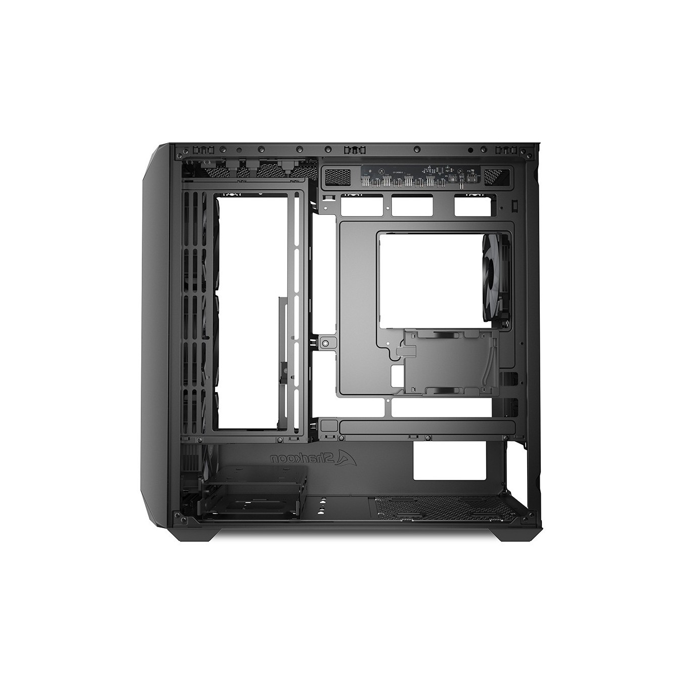 Sharkoon MK3 RGB Micro-ATX Case - MK3 RGB - Black Glass Panel — Buy in Cyprus with Fast Delivery