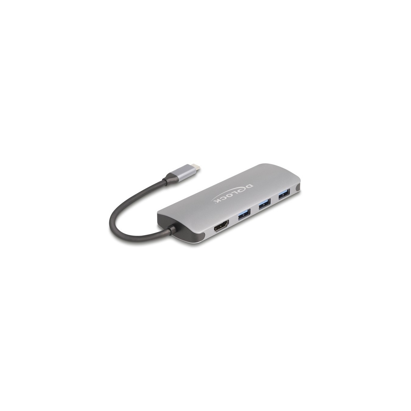 DELOCK 7-Port USB 10Gbps Hub with 4K HDMI Output - USB-C Upstream, PD 3.0 90W — Buy in Cyprus with Fast Delivery