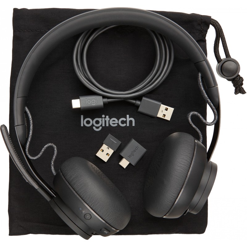 Buy Logitech Headset USB Zone Wireless MS - MS - Over-ear, 2.4 GHz wireless in Cyprus, Nicosia, Limassol, Larnaka, Pafos