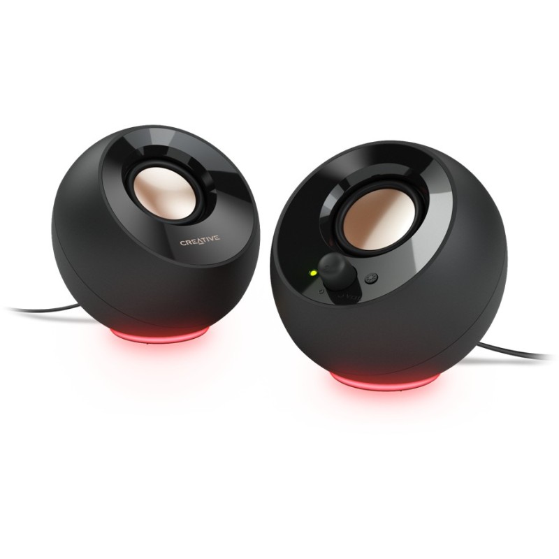 Buy Creative Pebble SE RGB Stereo Speaker - Pebble SE - (Black, USB-powered, Dua... in Cyprus, Nicosia, Limassol, Larnaka, Pafos