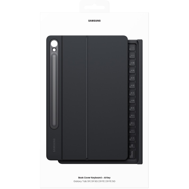 Buy Samsung Book Cover Keyboard for Galaxy Tab S9/S9 FE/S10 - Black in Cyprus, Nicosia, Limassol, Larnaka, Pafos