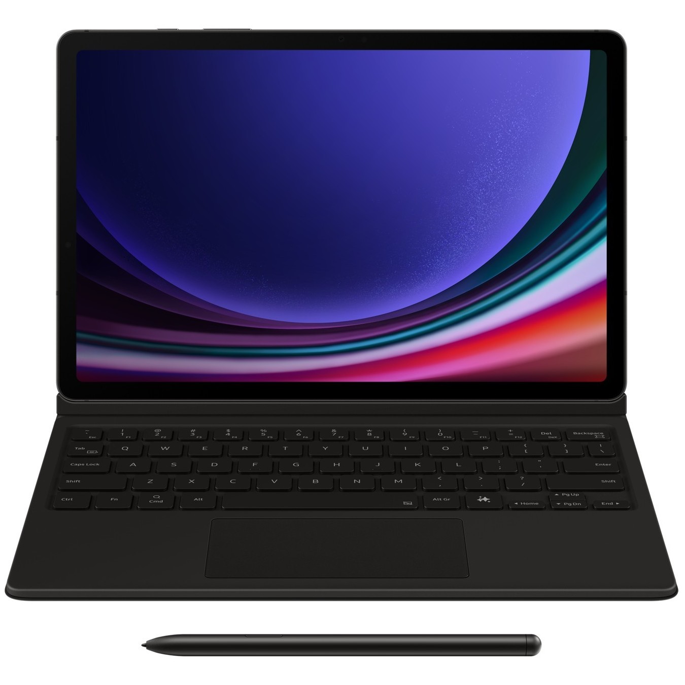 Samsung Book Cover Keyboard for Galaxy Tab S9/S9 FE/S10 - Black — Buy in Cyprus with Fast Delivery