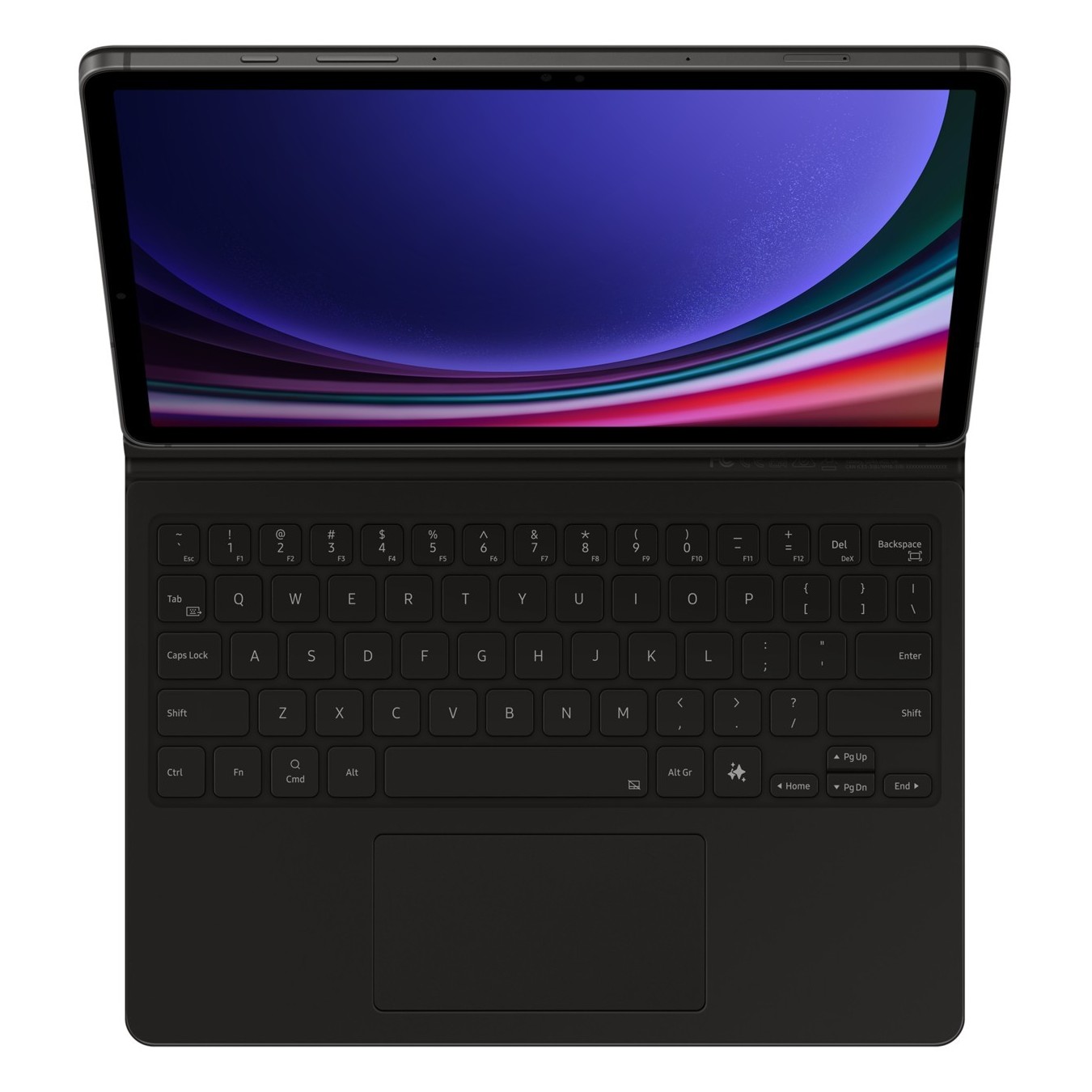 Samsung Book Cover Keyboard for Galaxy Tab S9/S9 FE/S10 - Black — Buy in Cyprus with Fast Delivery