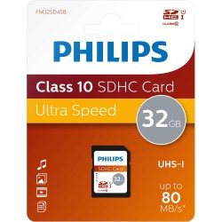 Buy CARD Philips HC Card 32GB Class 10 UHS-I U1 - microSD Card, 32GB, U1, Class 10 in Cyprus, Nicosia, Limassol, Larnaka, Pafos