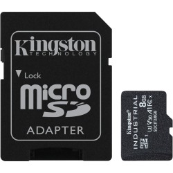 Buy Kingston Industrial microSD Card 8GB - 100 MB/s - with Adapter in Cyprus, Nicosia, Limassol, Larnaka, Pafos