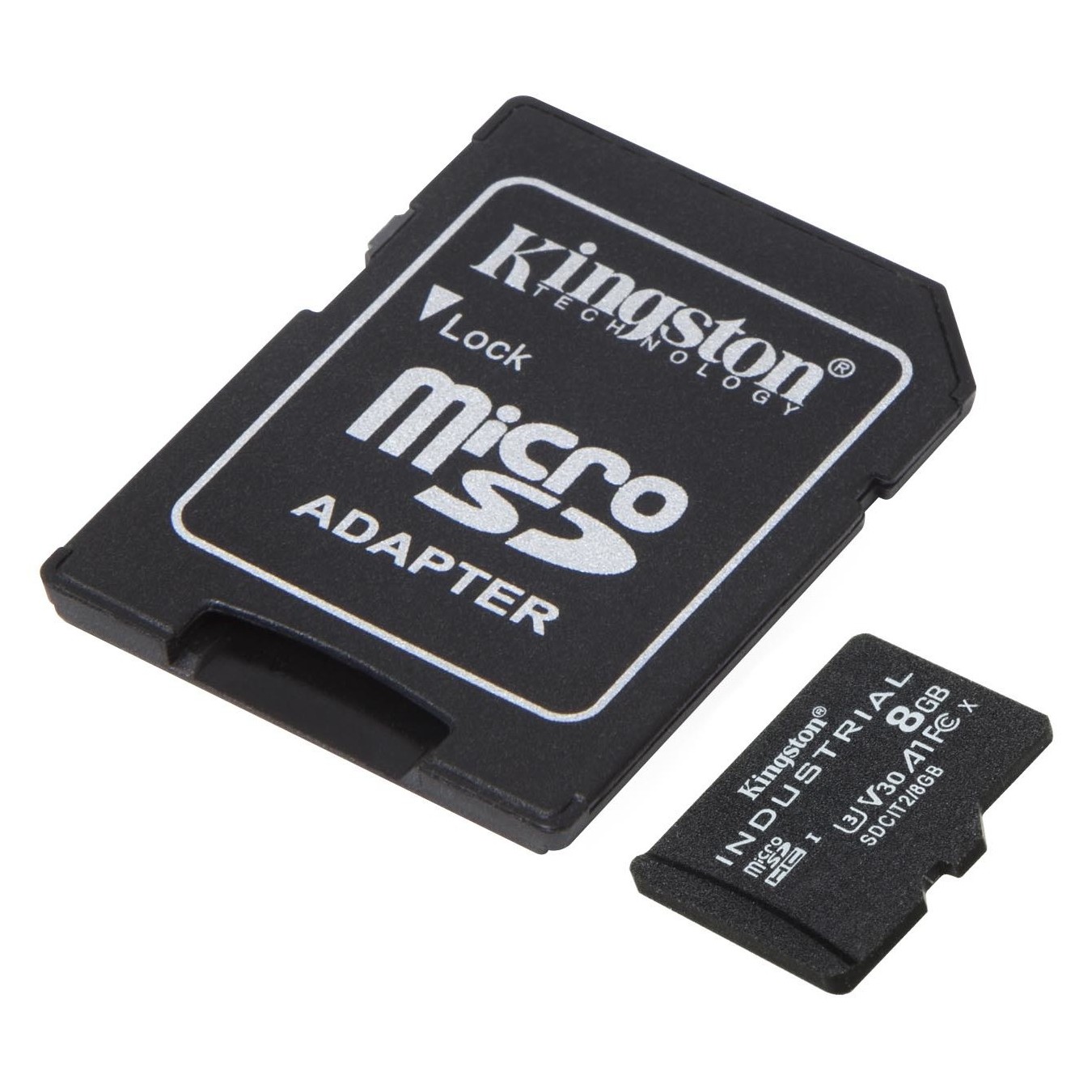 Kingston Industrial microSD Card 8GB - 100 MB/s - with Adapter — Buy in Cyprus with Fast Delivery