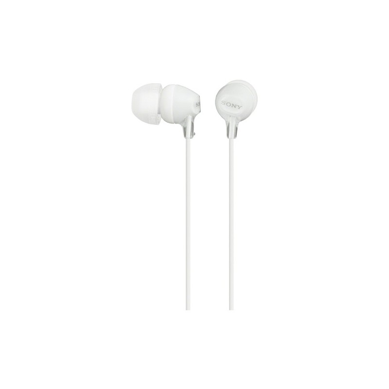 Buy Sony MDR-EX15LPW - MDR-EX15LPW - White, wired 3.5mm in-ear headphones in Cyprus, Nicosia, Limassol, Larnaka, Pafos