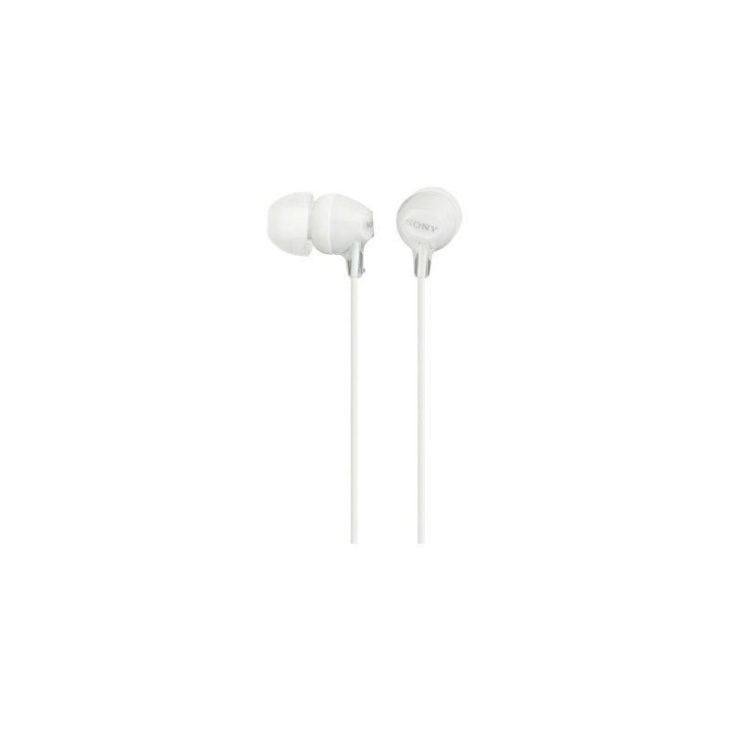 Buy Sony MDR-EX15LPW - MDR-EX15LPW - White, wired 3.5mm in-ear headphones in Cyprus, Nicosia, Limassol, Larnaka, Pafos