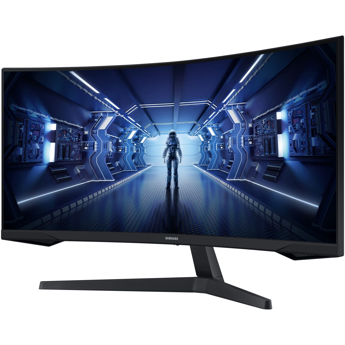 Samsung Odyssey C34G55TWWP Curved Ultrawide Monitor - C34G55TWWP - Black, 34", UWQHD 3440x1440, 144Hz, 1ms