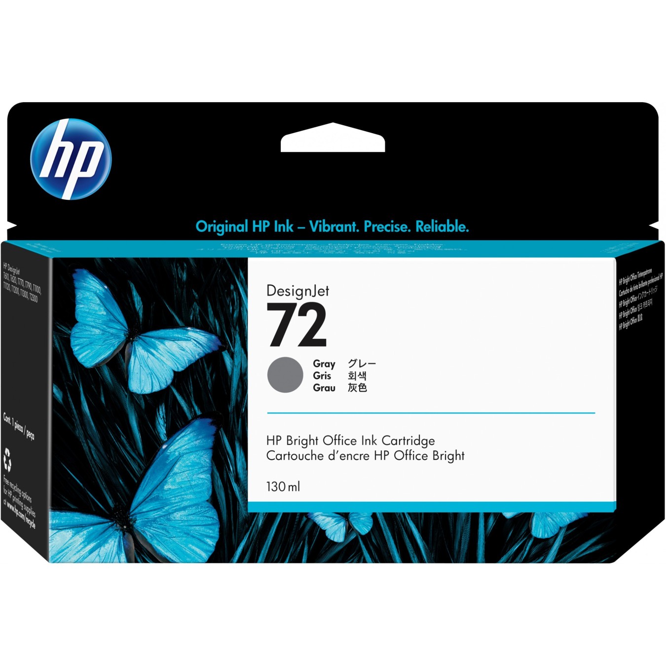 HP 72 original Ink cartridge - C9374A - Gray, 130ml, Original, 1-pack — Buy in Cyprus with Fast Delivery