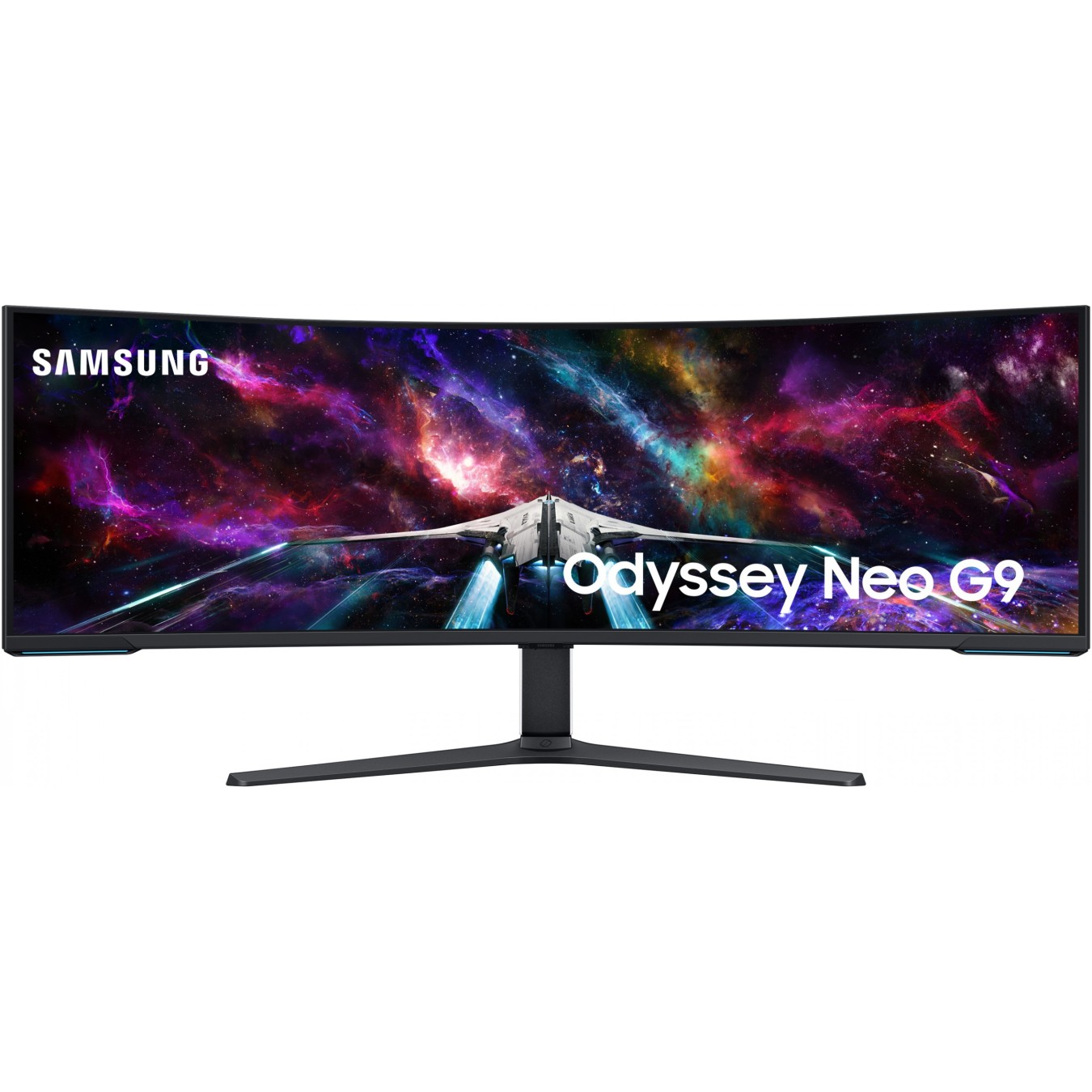 Samsung Odyssey Neo G9 - S57CG954NU - 57in 32:9 VA Curved, 240Hz, 1ms, DP/HDMI/USB, Black/White