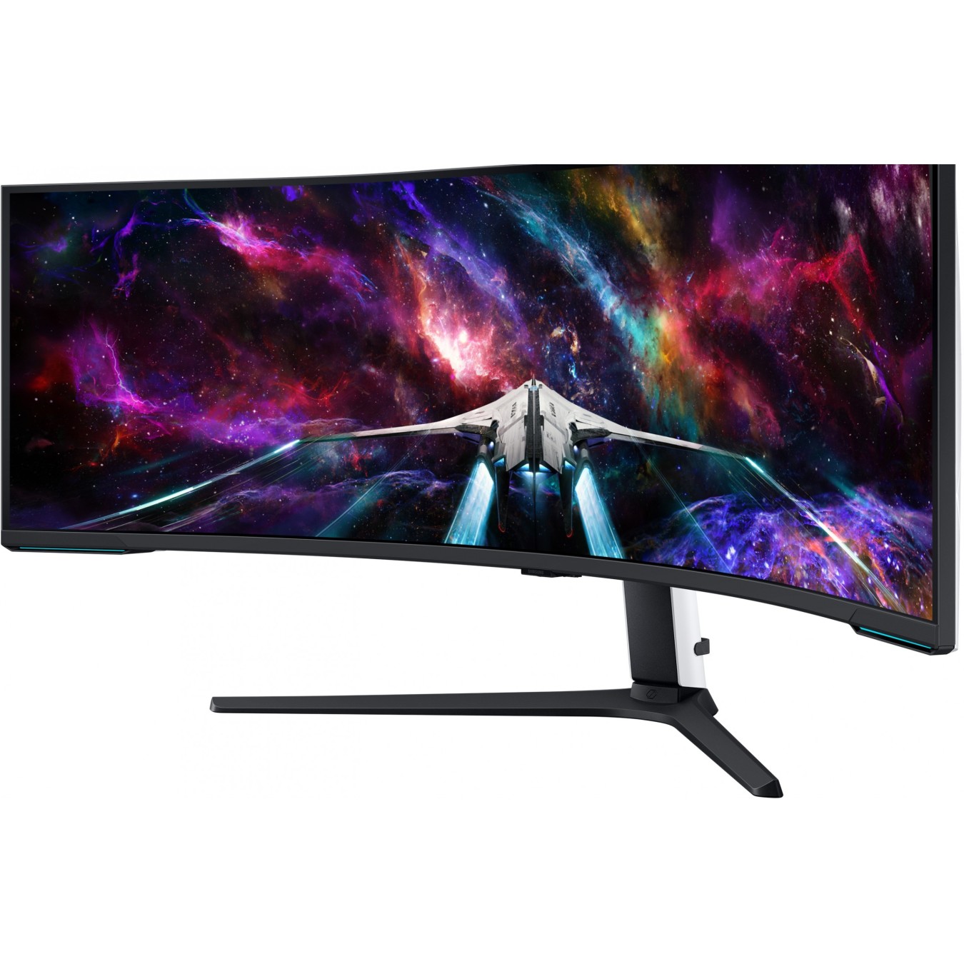 Samsung Odyssey Neo G9 - S57CG954NU - 57in 32:9 VA Curved, 240Hz, 1ms, DP/HDMI/USB, Black/White