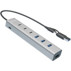 Buy D I-TEC USB-C USB-A 7-Port Aluminum Hub - (3x USB-C 3.2 Gen 1, 4x USB-A 3.2 ... in Cyprus, Nicosia, Limassol, Larnaka, Pafos