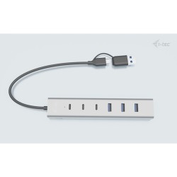 Buy D I-TEC USB-C USB-A 7-Port Aluminum Hub - (3x USB-C 3.2 Gen 1, 4x USB-A 3.2 ... in Cyprus, Nicosia, Limassol, Larnaka, Pafos