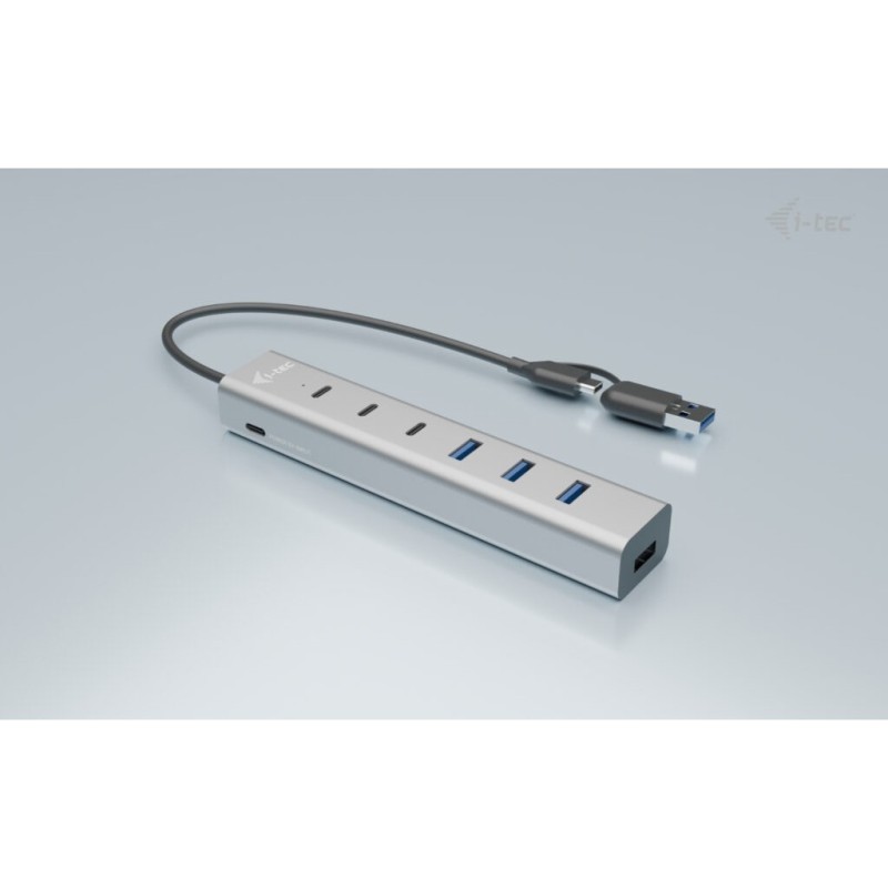 Buy D I-TEC USB-C USB-A 7-Port Aluminum Hub - (3x USB-C 3.2 Gen 1, 4x USB-A 3.2 ... in Cyprus, Nicosia, Limassol, Larnaka, Pafos