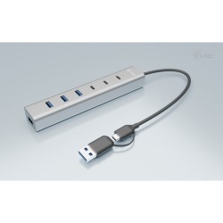 Buy D I-TEC USB-C USB-A 7-Port Aluminum Hub - (3x USB-C 3.2 Gen 1, 4x USB-A 3.2 ... in Cyprus, Nicosia, Limassol, Larnaka, Pafos
