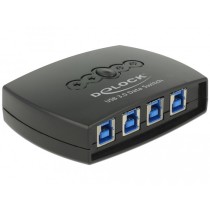 DELOCK USB 3.0 Sharing Switch - 4-1 - 4-Port USB 3.0 Sharing Hub, Plug-and-Play — Buy in Cyprus with Fast Delivery
