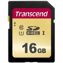 Transcend SDHC Card - (SDC500S) - 16GB, 95 MB/s read, 60 MB/s write — Buy in Cyprus with Fast Delivery
