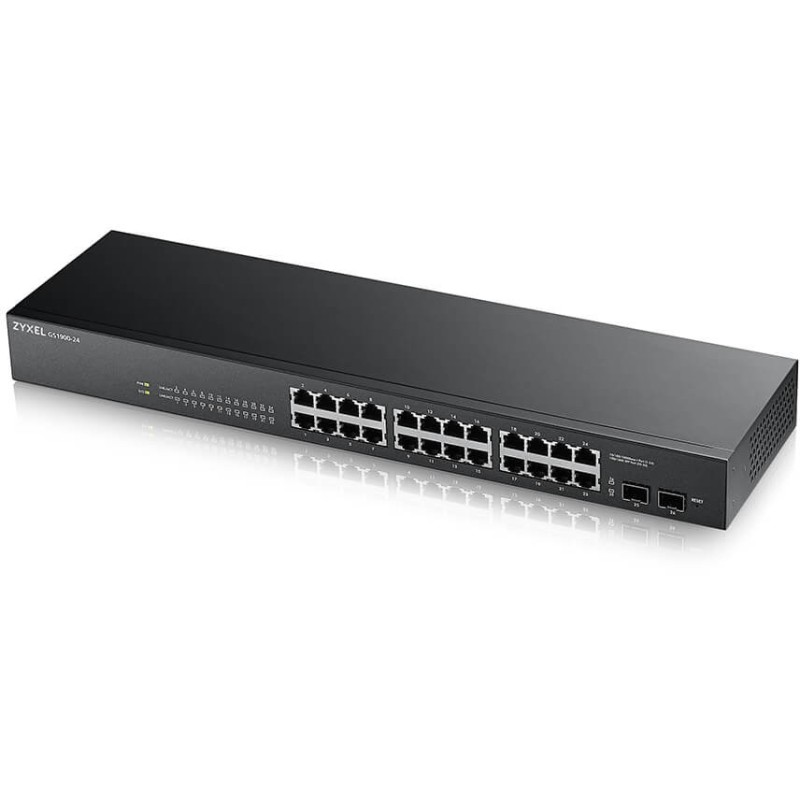 Buy Zyxel GS1900-24 V2 M RM - GS1900-24 V2 - 24-Port Gigabit, 2 PoE Ports, Fanle... in Cyprus, Nicosia, Limassol, Larnaka, Pafos