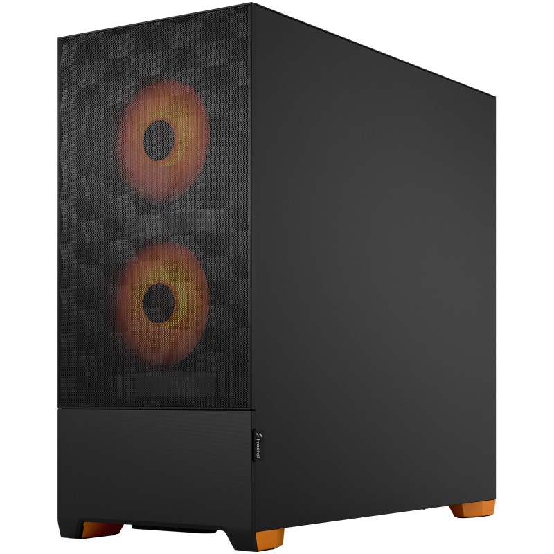 Buy Fractal Design Pop Air - Midi Tower - RGB Orange Core TG Clear Tint in Cyprus, Nicosia, Limassol, Larnaka, Pafos