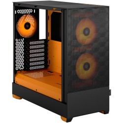 Buy Fractal Design Pop Air - Midi Tower - RGB Orange Core TG Clear Tint in Cyprus, Nicosia, Limassol, Larnaka, Pafos
