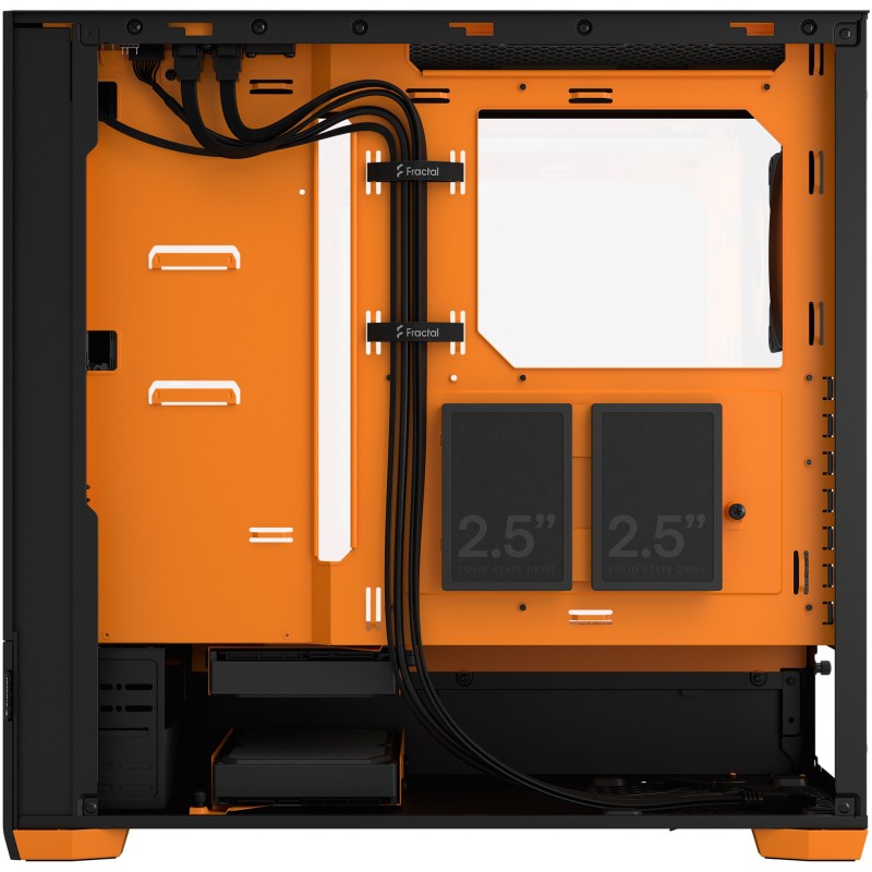 Buy Fractal Design Pop Air - Midi Tower - RGB Orange Core TG Clear Tint in Cyprus, Nicosia, Limassol, Larnaka, Pafos