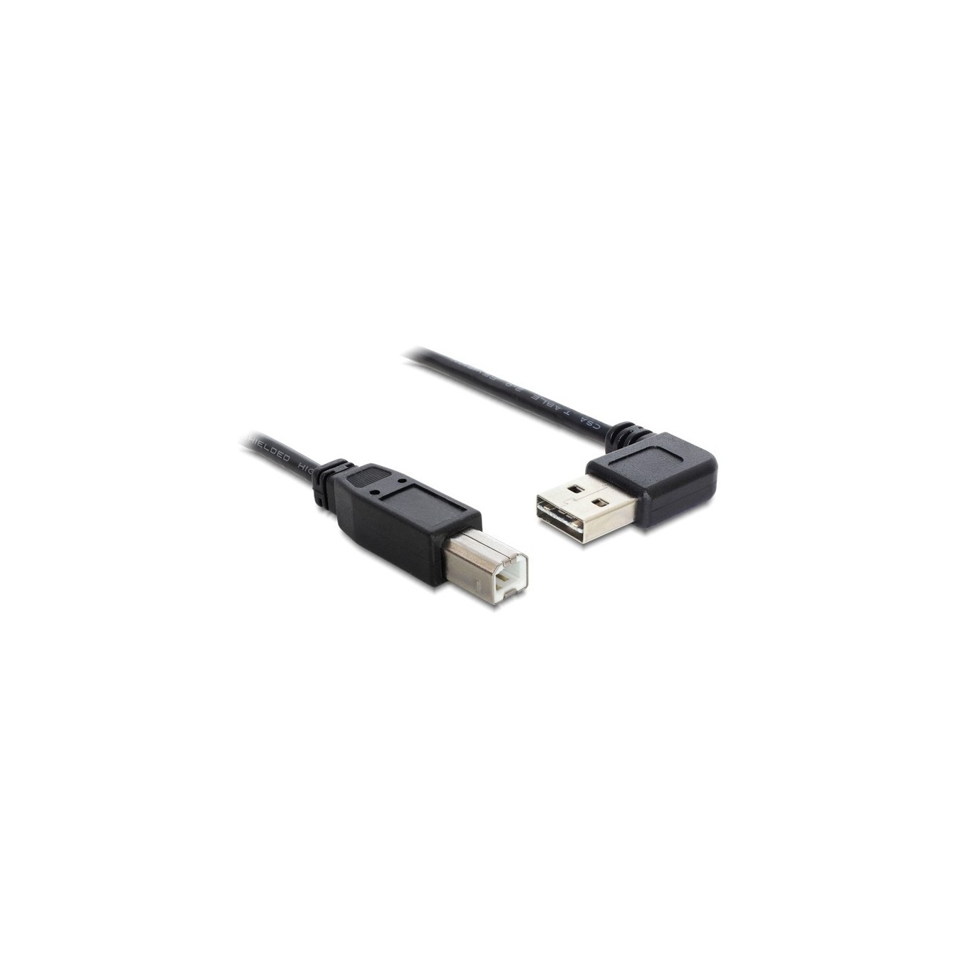 DELOCK Easy USB Cable 2.0 A to B - 0.5m - Black — Buy in Cyprus with Fast Delivery