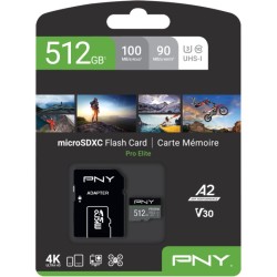 Buy CARD Micro XC Card 512GB microSDXC - PNY Pro Elite in Cyprus, Nicosia, Limassol, Larnaka, Pafos