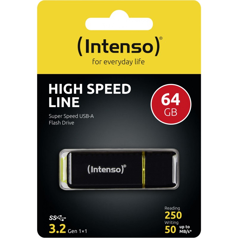 Buy Intenso High Speed Line USB 3.1 Stick 64GB - Compact portable storage in Cyprus, Nicosia, Limassol, Larnaka, Pafos