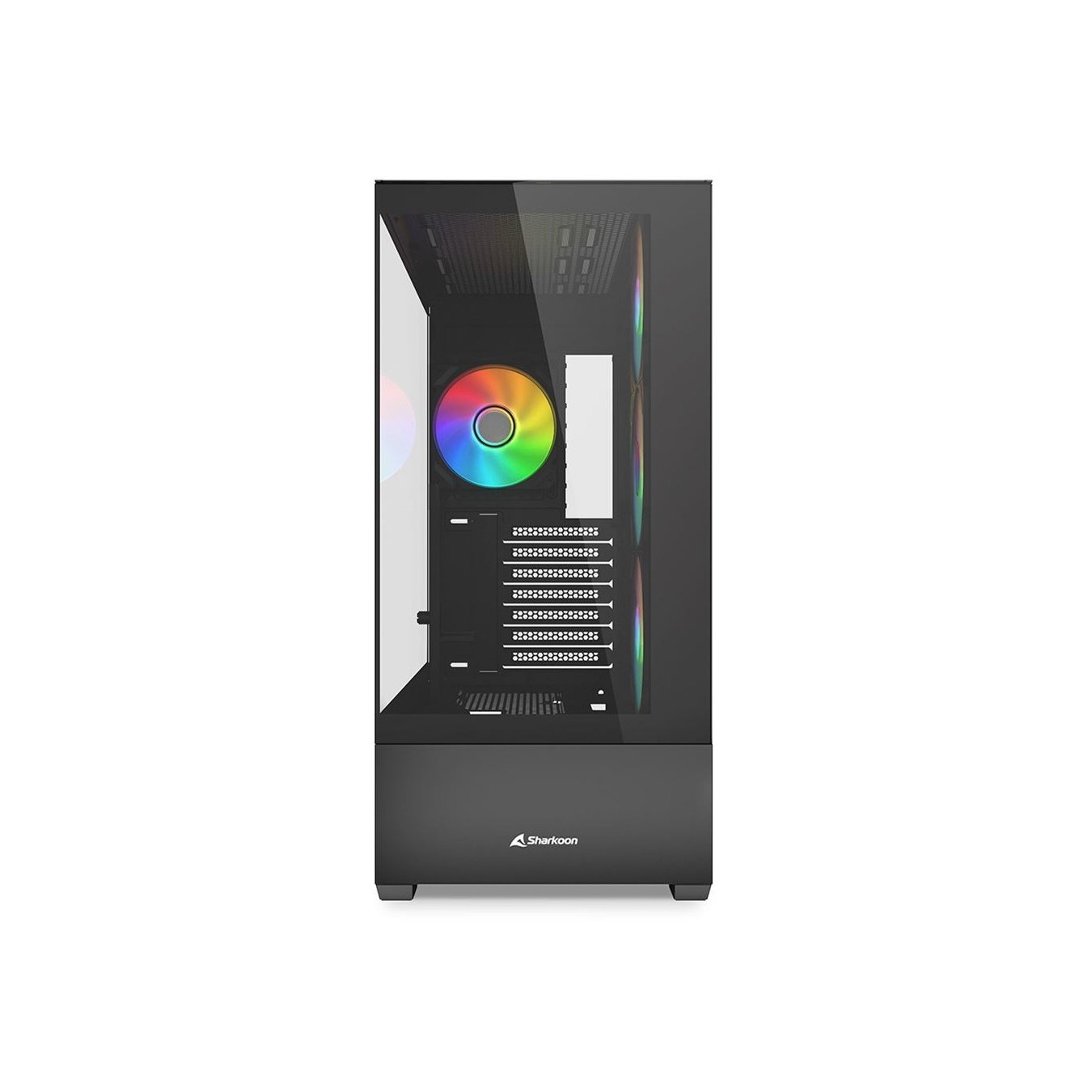 Sharkoon AK6 RGB ATX 1xGlas Black - AK6 - (Mid Tower, ATX, Glass panel, RGB) — Buy in Cyprus with Fast Delivery