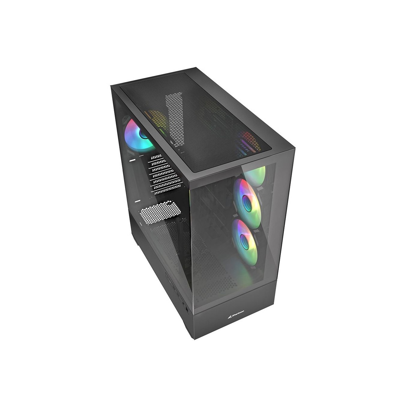 Sharkoon AK6 RGB ATX 1xGlas Black - AK6 - (Mid Tower, ATX, Glass panel, RGB) — Buy in Cyprus with Fast Delivery