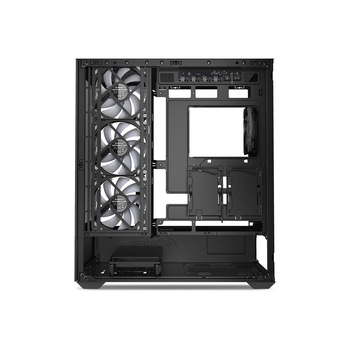 Sharkoon AK6 RGB ATX 1xGlas Black - AK6 - (Mid Tower, ATX, Glass panel, RGB) — Buy in Cyprus with Fast Delivery