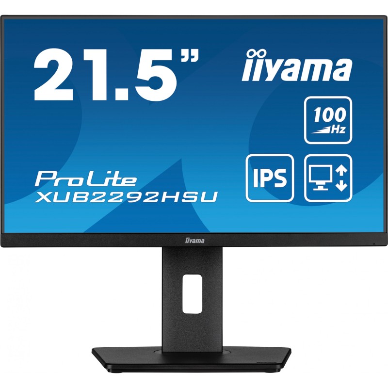 Buy 55.9cm 22-inch Iiyama ProLite - XUB2292HSU-B6 - IPS FHD 1920x1080, 100Hz, 0.... in Cyprus, Nicosia, Limassol, Larnaka, Pafos