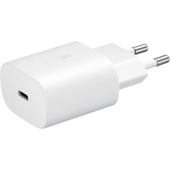 Buy Samsung Galaxy 25W USB-C Fast Charger with 1m Cable - White OEM in Cyprus, Nicosia, Limassol, Larnaka, Pafos