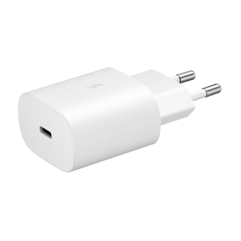 Buy Samsung Galaxy 25W USB-C Fast Charger with 1m Cable - White OEM in Cyprus, Nicosia, Limassol, Larnaka, Pafos