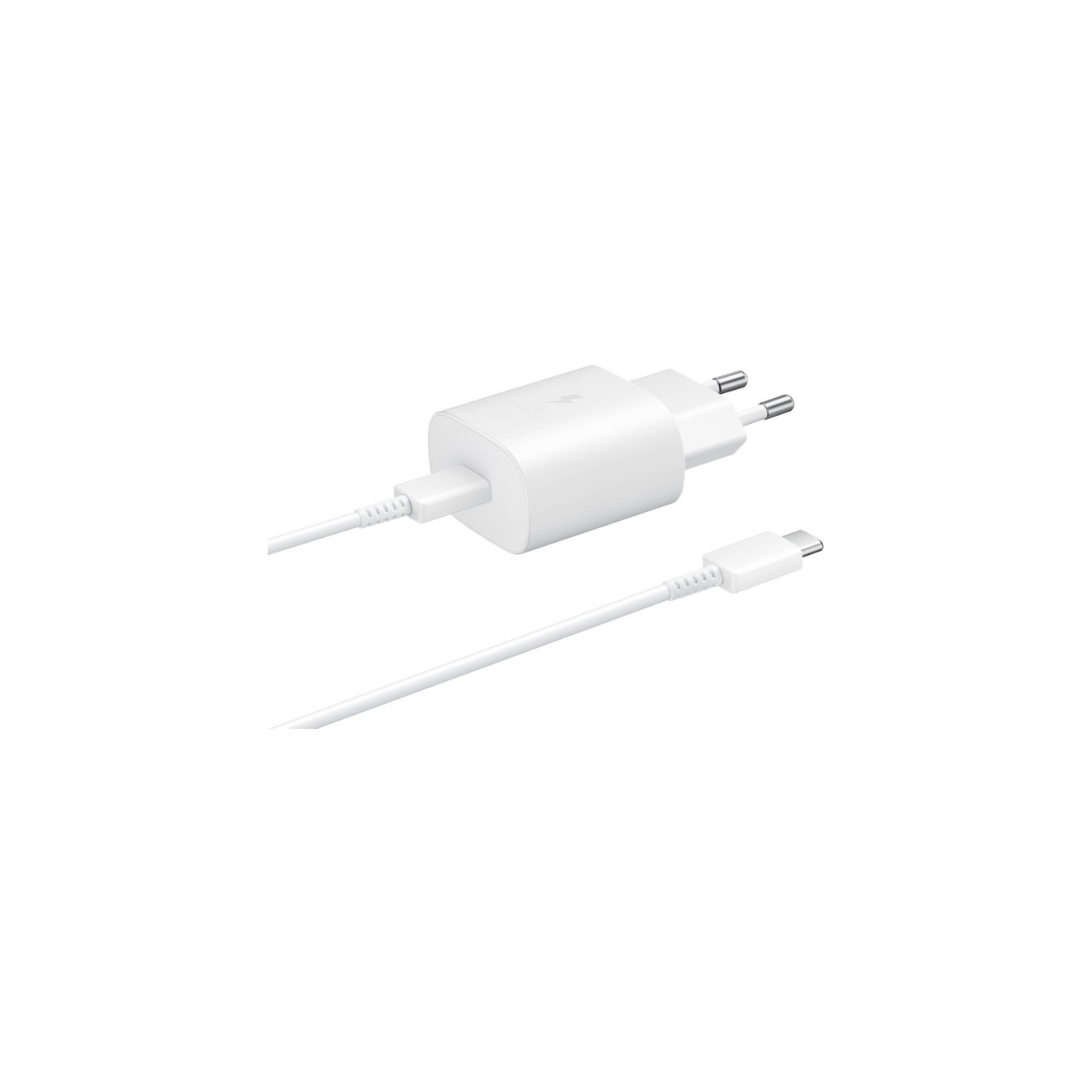Samsung Galaxy 25W USB-C Fast Charger with 1m Cable - White OEM — Buy in Cyprus with Fast Delivery