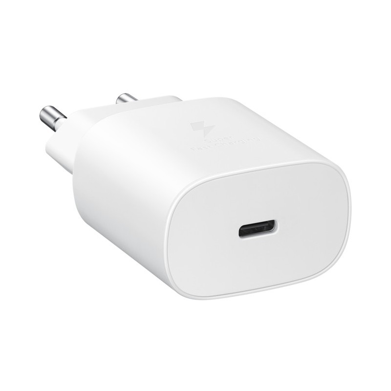 Buy Samsung Galaxy 25W USB-C Fast Charger with 1m Cable - White OEM in Cyprus, Nicosia, Limassol, Larnaka, Pafos